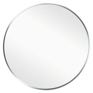 Spiegel rund Levi  (Durchmesser: 80 cm, Silber)