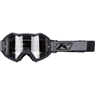 Klim Viper Fracture, Crossbrille - Grau/Schwarz Klar - Einheitsgröße