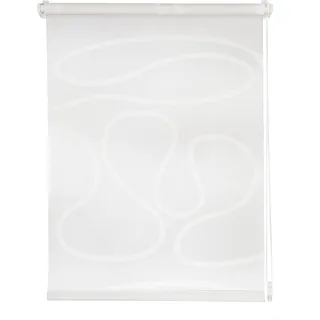 Ondeco Tageslichtrollo Win Move ohne Bohren Klemmfix lichtdurchlässig und Blickdicht Größe: 120x160 cm, Farbvariante: Weiß