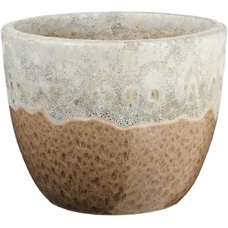 Mica Decorations Pflanztopf Picchu Ø 25 x 20 cm taupe