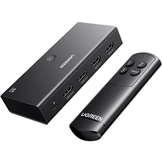 UGREEN HDMI Schalter Ugreen 3-in-1 4K@60Hz mit Fernbedienung
