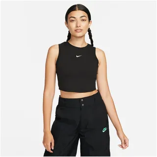 Nike Essentials Chill Knit Tanktop Schwarz S