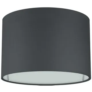 Wogati Lampenschirm Premium Hänge- und Stehlampe schwarz Ø 22 cm