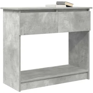 vidaXL Konsolentisch mit Schubladen 85,5x38,5x74,5 cm grau
