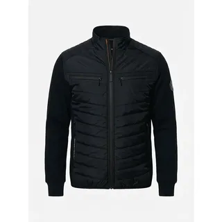 KOROSHI Leichter, kurzer technischer Pullover in Schwarz | Gr.: XL