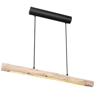 GLOBO Mella 7-flg. 80 cm schwarz Holz