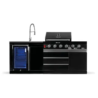 BB-S1 Outdoorküche | Gasgrill | Cool-Clean - Schwarz