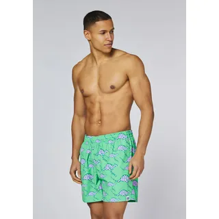 Chiemsee Badeshorts Chiemsee Alloverprint Grün XL
