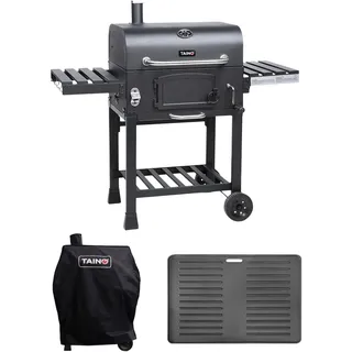 TAINO Hero XL Holzkohlegrill inkl. Haube + Wendeplatte