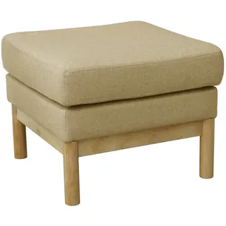 Svita Hocker Sitzbank Flur Fußstütze Schminktisch Stuhl Beige/Natur