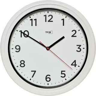 TFA, Wanduhr, Analoge Outdoor-Wanduhr (30.50 cm)
