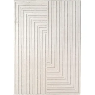 KADIMA DESIGN ENGADIN Kurzflorteppich 200 x 290 cm Creme