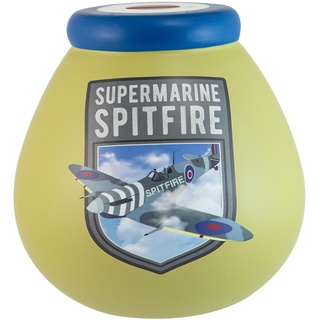 Pot Of Dreams Supermarine Spitfire Öffnen brechen | Andenken oder Spardosen | perfektes praktisches Geschenk für Erwachsene & Kinder | Keramik | Khaki, Mehrfarbig, Einheitsgröße