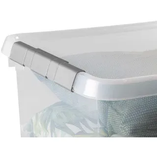 SUNWARE Aufbewahrungsbox Comfort Line 50 x 40 x 26 cm 3-tlg. transparent