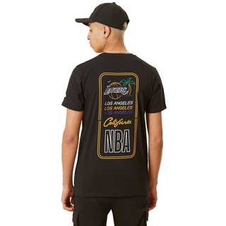 New Era Print-Shirt New Era NBA LOS ANGELES LAKERS Neon Graphic Tee T-Shirt NEU/OVP XXL