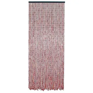 Türvorhang Aus Bambus Und Holzperlen – 200x90 Cm – Maigrün