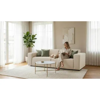 OTTO home Couch Cord 3-Sitzer Beige