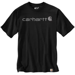 CARHARTT CORE LOGO T-Shirt Schwarz/Grau M