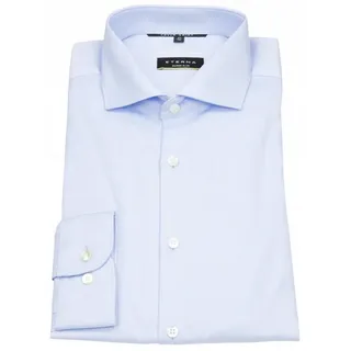 Eterna Langarmhemd Blau 37