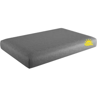 sunnypillow Palettenkissen 120 x 60 x 15 cm grau 1 St.