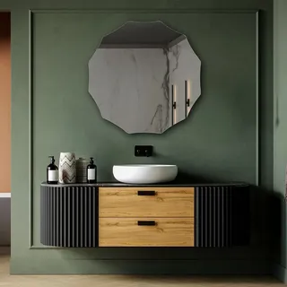 Spiegel 80x80 cm - Individuell Nach Maß - Wandspiegel - LUS220 - Transparent