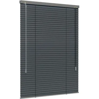 Jalousiescout Lightless Alujalousie, 40 x 200 cm (BxH), Dunkelgrau matt | Verdunkelungsrollo mit innovativer Verdunkelungstechnik, Klemmmontage ohne Bohren