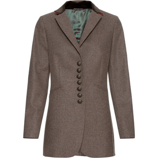 Creation Bauer Jackenblazer Langer Wollblazer braun 36