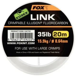 Fox FOX EDGESTM LINK ILLUSION FLUROCARBON 0,64mm/35lb