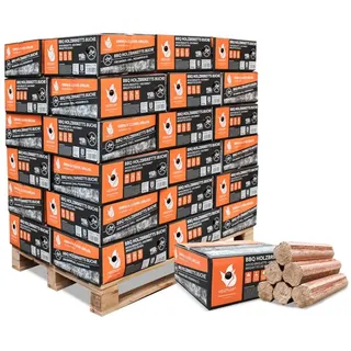 HEIZFUXX Holzbriketts, 324 kg, (Palette, 18-St) 324 kg