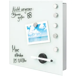 bremermann Schlüsselkasten XL 35 x 35 x 5 cm Grau/Weiß