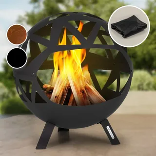 Blumfeldt Feuerschale Ø 66 cm Schwarz