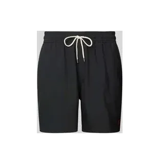 Badehose mit elastischem Bund Modell 'TRAVELER', Black, XXL