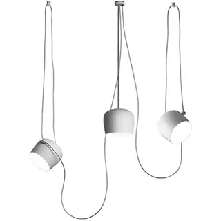 GHiycotdl Kreative Cafe Bar Restaurant Show Case Aim Pendelleuchte Nodic Moderne Lampe (White, 2 head)