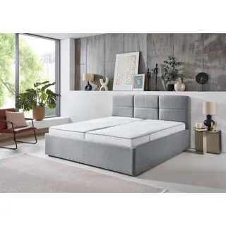 SUN GARDEN Durango Polsterbett Holzwerkstoff/Polyester - Silber/Blau/Grau/Olive
