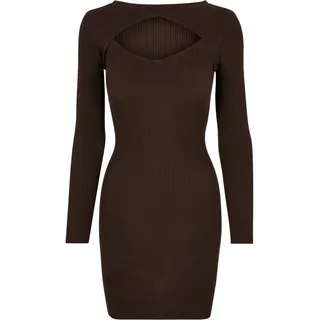 URBAN CLASSICS Cut Kleid Brown L