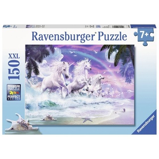 Ravensburger Kinderpuzzle - 10057 Einhörner Am Strand - Einhorn-Puzzle Für Kinder Ab 7 Jahren  Mit 150 Teilen Im Xxl-Format