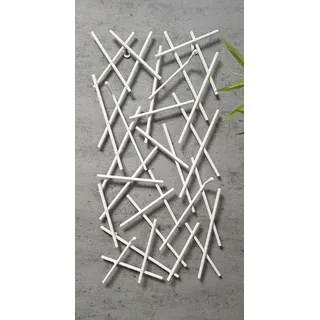 Haku Wandgarderobe Melilla Metall Weiß