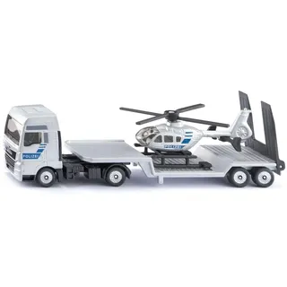 Siku Lkw mit Polizei Helikopter CH RTR blau/silber (1759)