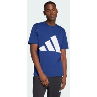 Adidas Essentials Big Logo Kurzarm-T-Shirt Dark Blue / White 3XL