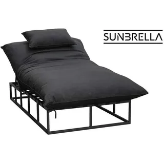 Outdoor Living, Liegestuhl, Bona Loungeliege Hoch Aluminium/Sunbrella (130 cm)