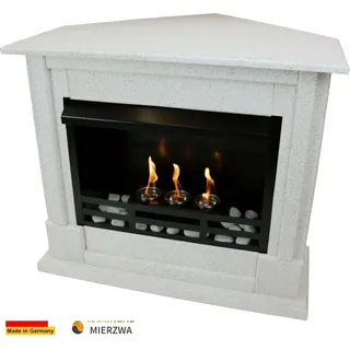 Ethanol und Gelkamin Modell Emily Premium Granit Hell incl. 21 teil. Set