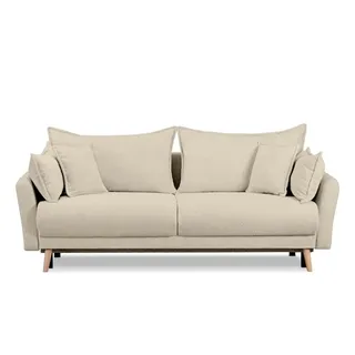 KONSIMO Einzelsofa  Belmos , creme , Maße (cm): B: 228 H: 102