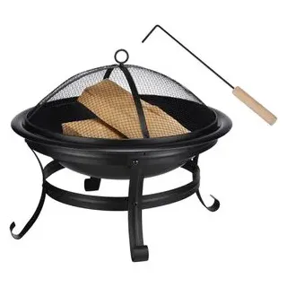 Hi Feuerschale Ø 55 cm Schwarz