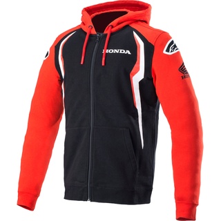 Alpinestars Honda Teamwear, Kapuzenjacke - Rot/Schwarz - L