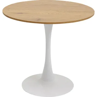 Kare Schickeria Ø 80 cm braun/weiß