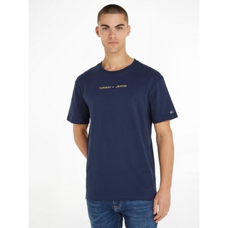Tommy Jeans T-Shirt TJM CLSC GOLD LINEAR TEE blau S