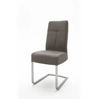 MCA Furniture Freischwinger Talena Polyester braun 2er Set