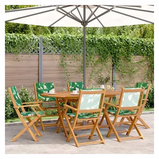 vidaXL Gartenstuhl 51 x 51 x 91 cm grün 6 St.