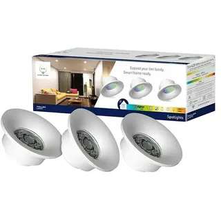 Müller-Licht Tint LED-Einbauleuchten-Set  (19 W, Weiß, 3 Stk., RGBW)