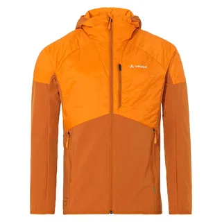 VAUDE Men's Brenva Jacke II -Herren Isolationsjacke mit PrimaLoft® Wattierung – elastische, wasserabweisende & angenehm warme Wanderjacke, Passform: Slim fit, kumquat, XL